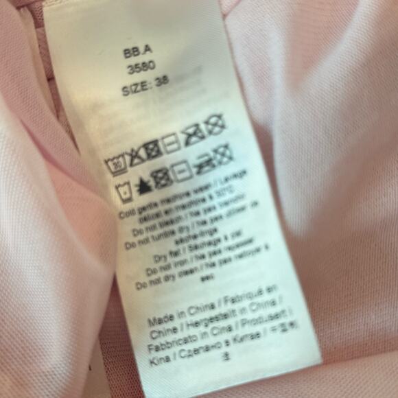 GANNI Floral Mesh Halter Top NWT Size M EU 38 Sheer Ruched REVOLVE - Picture 5 of 6